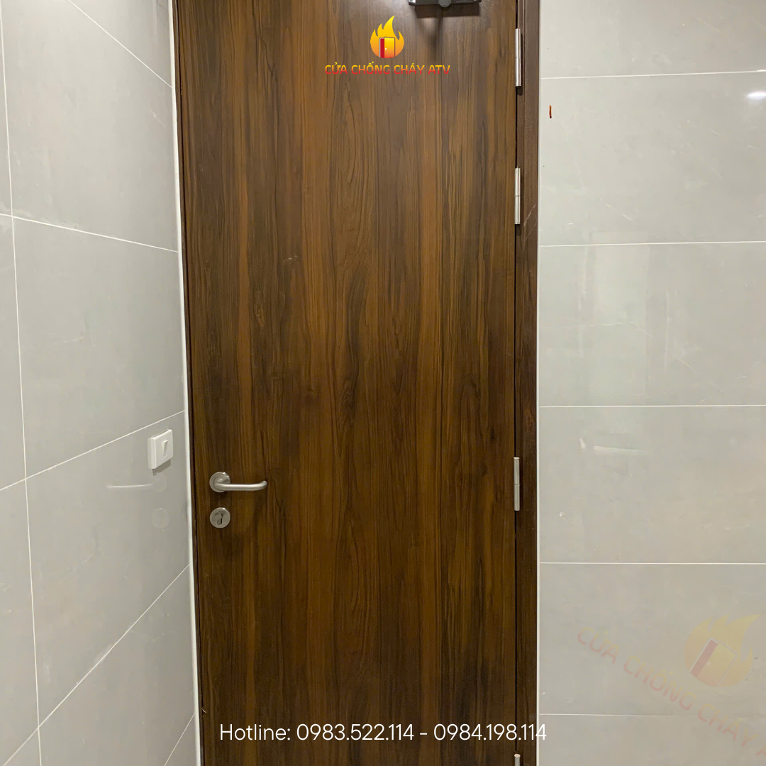 Cửa thép chống cháy vân gỗ